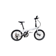 DAHON (ASSEMBLED) LAUNCH D8 ADULT 8-SPEED DISC 20" FOLDING BIKE (JAWS HINGE) - WHITE