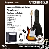 Kaysen ST Series Stratocaster SSS Pickup Electric Guitar (COMBO Set/ Current Gitar/ Gitar Electric/Lead Cutaway)