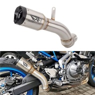 Motorcycle AR exhaust muffler system for Kawasaki Z900 exhaust Z900 link pipe with muffler z900 muff