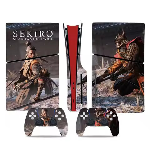 Sekiro games Console & Controller Skins For PS5 Slim Disc Edition For Controller Skin Decal Sticker