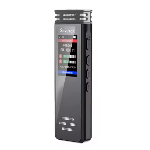 USB C Voice Activated Clip Digital Audio Recorder 32GB 64GB 128GB Pen Mp3 Recording Fast REC 1536Kbp