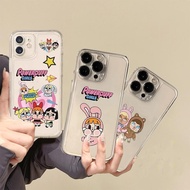 The Powerpuff Girls Crybaby Casing For OPPO A18 A38 A79 A15 A15S A16 K A31 A5 A9 A53 A52 A92 A72 A54 A55 A73 A74 A94 A57 RENO 11 5 6 Lite Pro 11F POP MART Soft Clear Phone Case