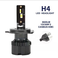 K5 หลอดไฟหน้า หลอดไฟตัดหมอกรถยนต์ LED 3 สี 8600LM 36W