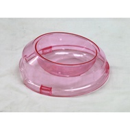 Oval Shape Round Plastic Bowl  S   16 5 x 14 x 6 5H cm
