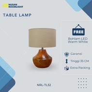 Table Lamp Bedside Table Lamp TL32 Decorative Bedside Table Living Room Minimalist Wooden Aesthetic