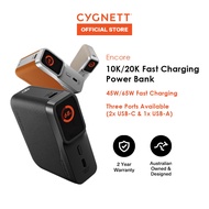 Cygnett Encore 10K/20K 45W/65W Fast Charging Power Bank