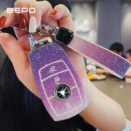 Rhinestones Car Key Cover Case Shell For Mercedes Benz A C E S G GLS Class W177 W213 Maybach W205 X1