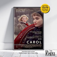 Carol Movie Posters Cate Blanchett Rooney Mara (The Price of Salt) All Beautiful Pictures Size 33X48