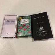 Dior Gucci  acca kappa 香水 sample 3件