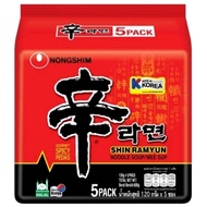 NongShim Shin Ramyun (120g x 5's) - Made in Korea (Halal)