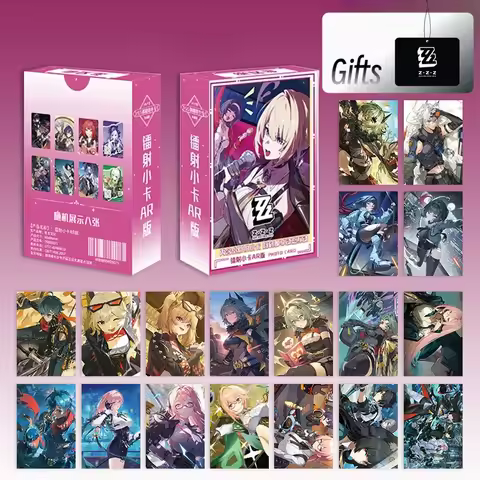 Zenless Zone Zero Ellen Joe Hoshimi Miyabi 50Pcs/Set Laser Lomo Card ZZZ Vivian Cartoon Characters H
