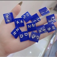 Letter earrings with all words for silver women HHJ