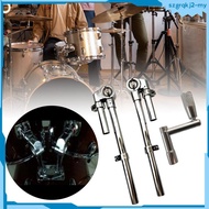 [SzgrqkjefMY] 2Pcs Tom Drum Mount Brackets Shop Music Store Musical Instrument Accessories