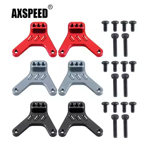 AXSPEED 2Pcs Aluminum Rear Shock Towers Mount for Kyosho Jimny 1/18 MINI-Z 4x4 JEEP Wrangler Hilux 1