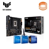 Asus TUF Gaming B660M-Plus WiFi D4 Motherboard + Intel 12th Gen LGA1700 Processor Combo