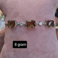 GELANG SILVER 925S ZULTANITE STONE ORIGINAL TURKI SS1|| TOKKOE LICENSE