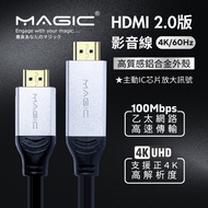 MAGIC HDMI High-Definition Audiovisual Cable 4K UHD 60Hz 19-Core Standard Wire Gauge 24K Gold-Plated Connector 10M 15M 20M