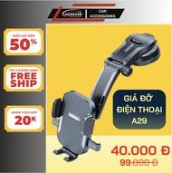 Giá đỡ điện thoại trên ô tô dán taplo A29 dạng thác nước không che tầm nhìn xoay 360 độ