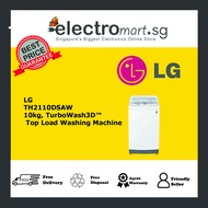 LG TH2110DSAW TurboWash3D™ Top Load Washing Machine 10KG