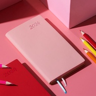 [In ] A6 Small Size 2024 Schedule Book Portable Portable Daily Planner Pocket Mini Time Management Work Efficiency Manual 365 Days Handbook Weekly Calendar Book Diary Notebook
