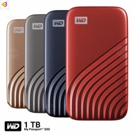 ลด 50% (พร้อมส่ง)WD External Harddisk SSD 1TB NEW USB 3.2 Gen2 ฮาร์ดดิสก์แบบพกพา รุ่น NEW My Passport SSD (WDBAGF0010)ประกัน Synnex 5ปี