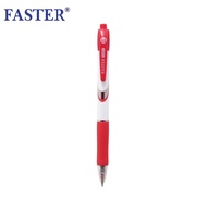 FASTER (ฟาสเตอร์) ปากกาลูกลื่น ชนิดกด CX-KNOX รหัส CX511 ขนาดหัวปากกา 0.5 mm. ( 1 ด้าม )
