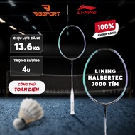 Genuine Lining Halbertec Purple 7000 Badminton Racket - Outstanding, Speed, Flexible, Anti-Vibration