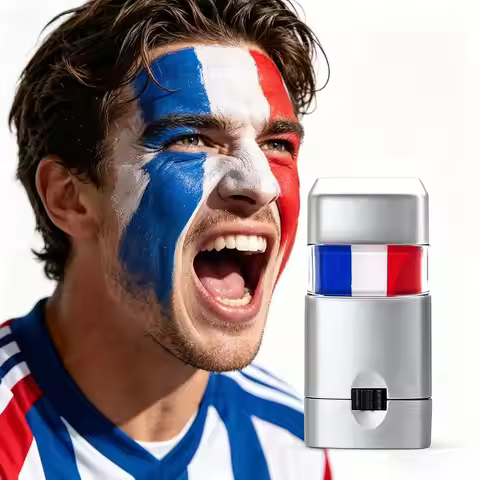 Country Flag Face Paint Stick Stripe Football Fan Brush Stick Face & Body Paint Football Game Cheeri