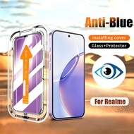 Anti Blue Light Tempered Glass For Realme 16 15 14 13 12 11 10 9 8 7 6 5 Pro 9i 8i 7i 6i 5i C11 C12