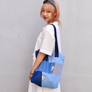 【Pinkoi x miffy】MIFFY藍、黑色牛仔拼布袋