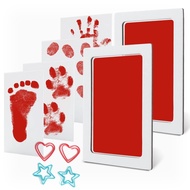 Newborn Commemorative Baby Hundred Days Hand Foot Print Hand Foot Print Oil Box Baby Dedicated Hand 