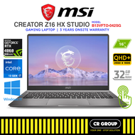 MSI Creator Z16 HX Studio B13VFTO-042SG - Intel Core i7-13700HX - GeForce RTX4060 8GB - 32GB RAM - 1TB SSD (3Yrs Onsite)