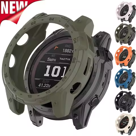TPU Case for Garmin Watch Fenix 7X Pro 6X 5X Tactix 7 Pro Fenix 7 6 5 Enduro 2 Soft Silicone Protect