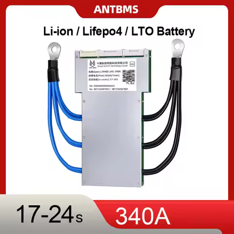 SMART BMS ANT 17-24S 340A 60V 72V Li-ion Battery Protection Board for Electric Bicycle/Scooter Batte