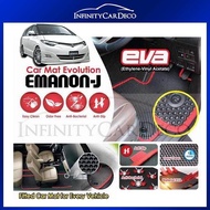 Toyota Estima ACR50 12-19 EMANON-J EVA Customized Odor-Free Anti-Bacterial Car Floor Mats Waterproof