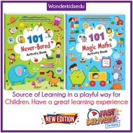 101 Never Bored Activity Book | 101 Magic Maths | Activity Book for Kids | Kids Activities | Child
