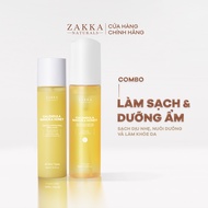 Bộ Đôi Zakka Naturals Sữa Dưỡng Hoa Cúc 150ml và Sữa Rửa Mặt Cúc 185ml Làm Sạch Và Cấp Ẩm Dịu Nhẹ Ch