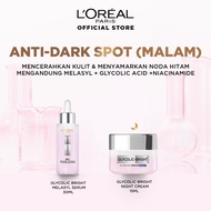 [BIG SIZE] Loreal Paris 2 Pcs Paket Skincare Set Serum & Sunscreen |  Brightening Dark Spot Acne Glo