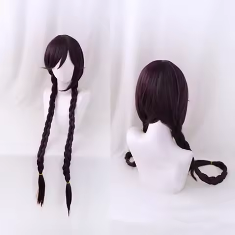 Anime Danganronpa Toko Fukawa Cosplay Wig Genocider Syo Cosplay mixed Purple Wig for Halloween Chris