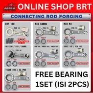 CONROD STANG SEHER FORGED + BEARING KRUK AS BRT MIO CARBON MIO M3 SZ FINO SOUL GT GEAR 125 FAZZIO FI