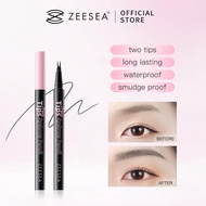ZEESEA Cc Two Tips Eyebrow Pencil Waterproof Sweat Proof Brush Super Soft Thin Smooth Liquid Long La