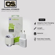 Infinix USB To Type C Charger 18W/ 18 Watt Original Product Super Fast Charging