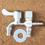 Vòi nước tăng áp INOX 3O4 chia 2 đầu ra riêng biệt