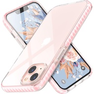 MATEPROX Compatible with iPhone 13 case Clear Thin Slim Crystal Transparent Cover Shockproof Bumper 