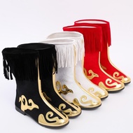 Tibetan Performance Dance Boots Minority Ethnic Mongolian Boots Men Women Monkey King Children Catwa