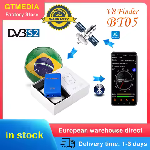 Original GTmedia V8 Finder BT05 Brazil DVB-S2 Satellite Finder Better than ws-6933 ws6906 Upgrade Fi