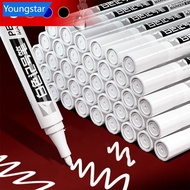 【FY】  1Pc White Black Red Marker Pens 2.0mm Oily Waterproof Paint Pen for Wool Canva Tire Glass Rock