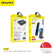 AWEI P139K Magnetic Wireless Powerbank 10000mAh with Stand (MAX 22.5W)