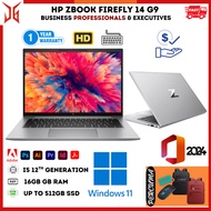 Laptop Murah HP ZBook Firefly 14 G9 / ProBook 640 G8 i5 12th & 11th Gen 16GB 512GB SSD FHD Win11 Pro