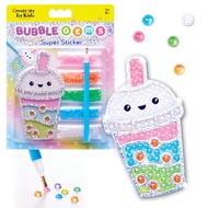 Creativity for Kids Bubble Gem Super Sticker: Bubble Tea - Kawaii Crafts and Diamond Painting Kits f